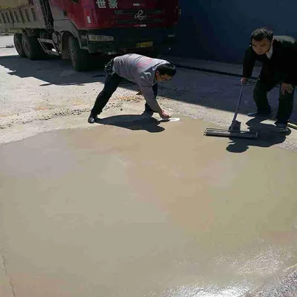 水泥路道路起砂修补怎么快速修补?
