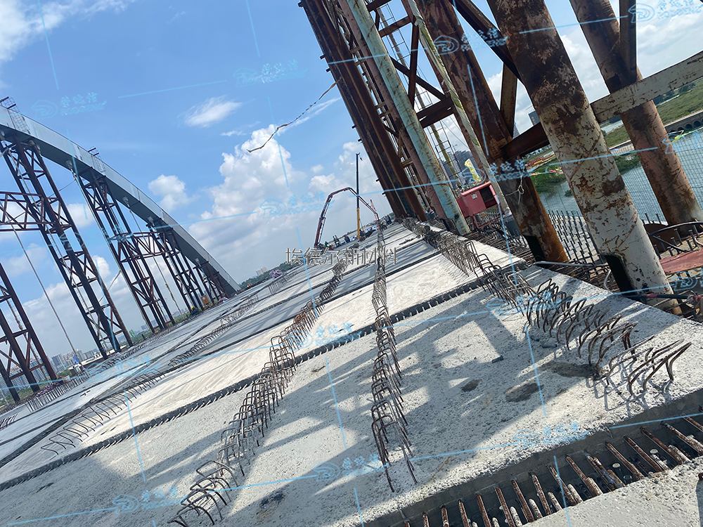 广西北海市跨海桥梁钢混叠合梁现浇湿接缝UHPC(超高性能混凝土)